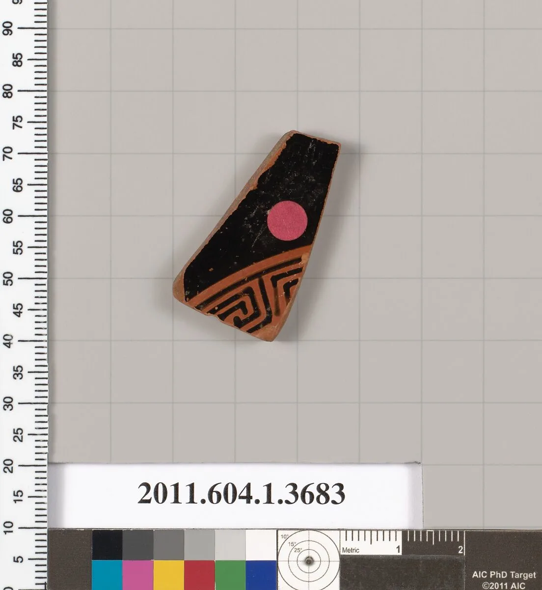 Terracotta fragment of a kylix (drinking cup) — Unknown
