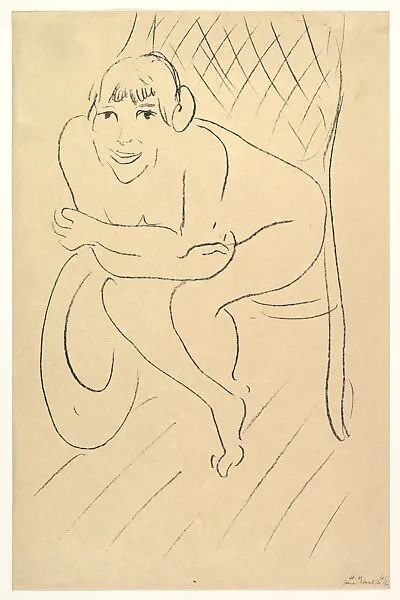 Nude Seated in a Rocking Chair — Henri Matisse