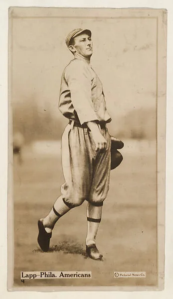 Lapp, Philadelphia Americans, from the Famous Baseball Players, Champion Athletes, and Photo Play Stars, issued by Fatima Turkish Blend Cigarettes — Liggett & Myers Tobacco Company