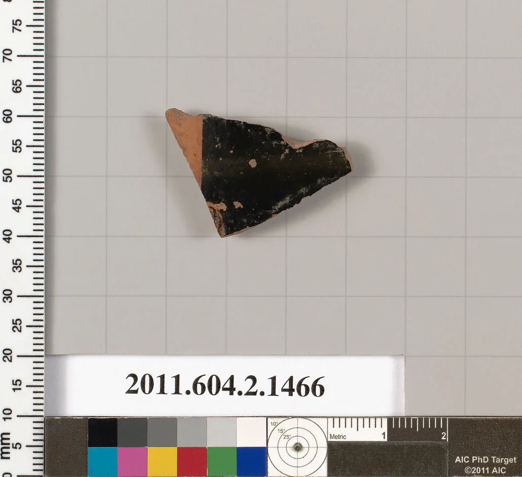 Terracotta fragment of a skyphos (deep drinking cup) — Unknown