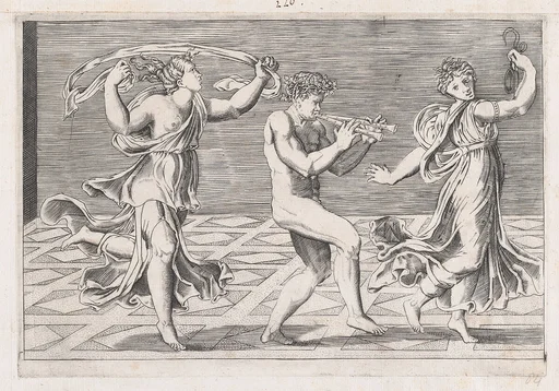 Speculum Romanae Magnificentiae: Dance of Fauns and Bacchants