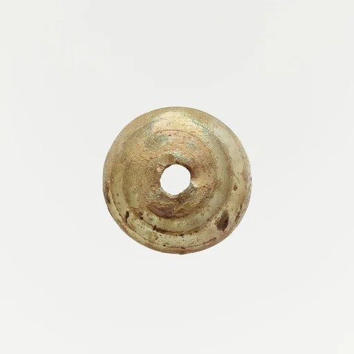 Glass spindle whorl