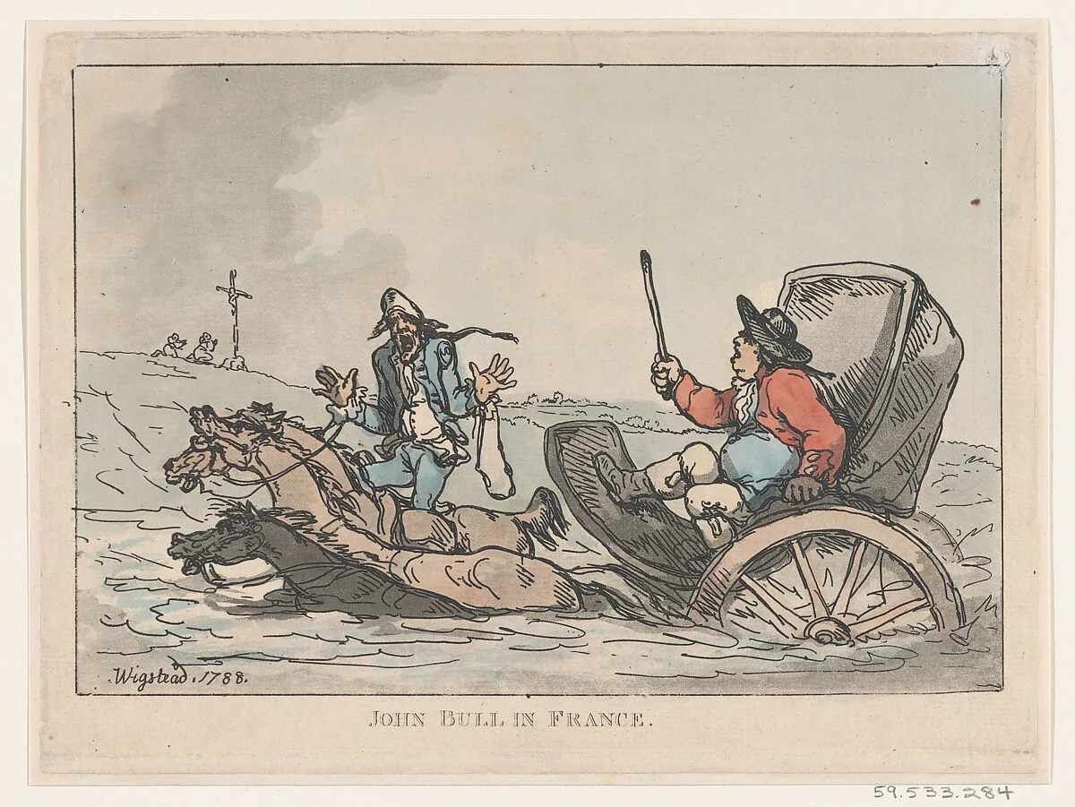 John Bull in France — Thomas Rowlandson|Henry Wigstead