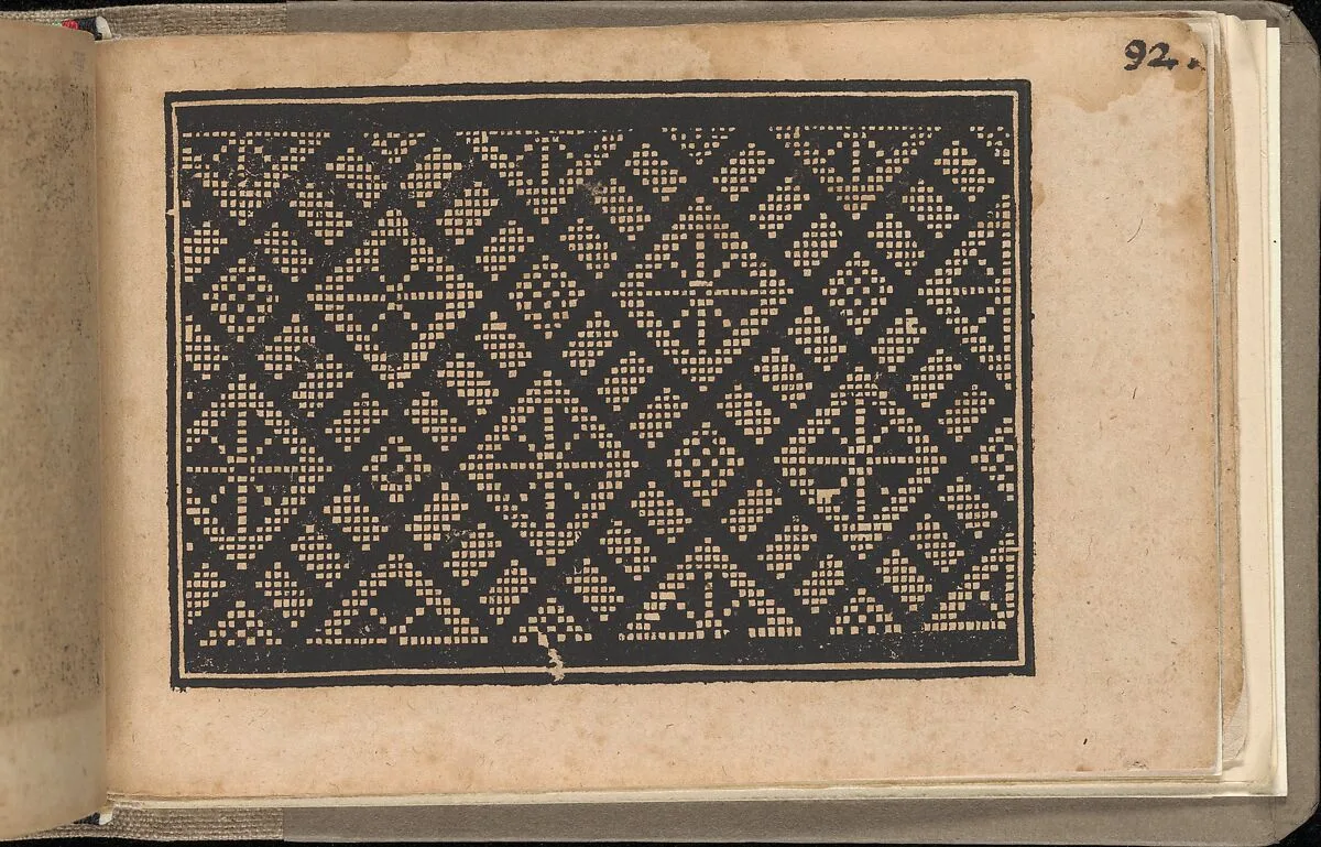 Schön newes Modelbuch (Page 92r) — Sigismundus Latomus