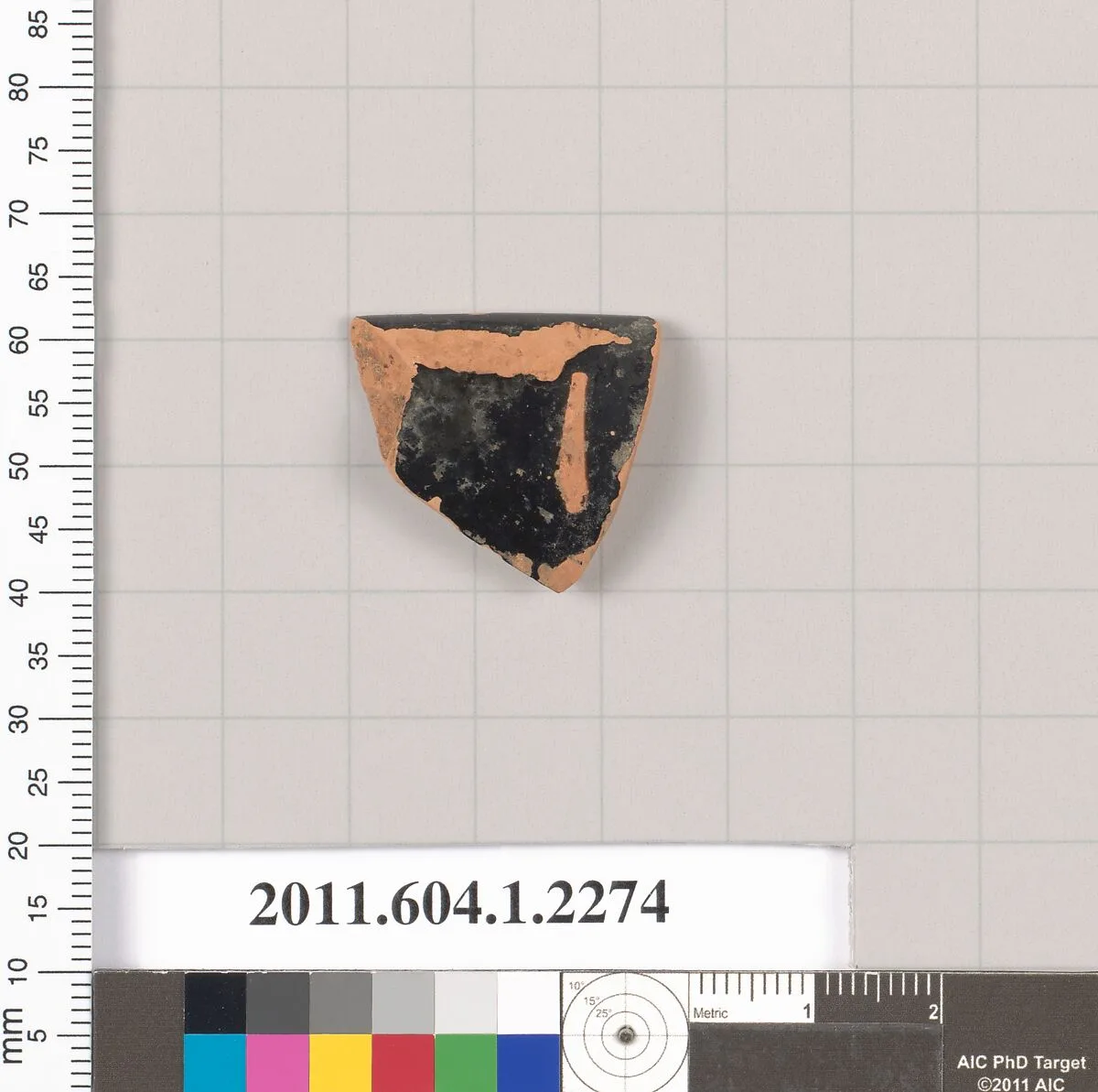 Terracotta rim fragment of a kylix (drinking cup) — Unknown