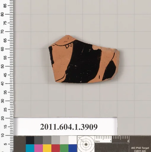 Terracotta fragment of a kylix (drinking cup)