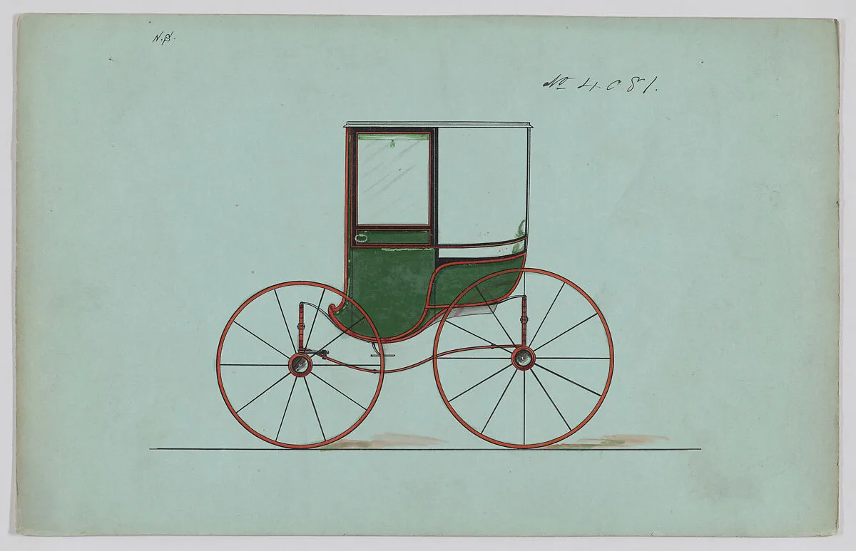 Design for 4 seat Rockaway, no. 4081 — Brewster & Co.|Herman Stahmer