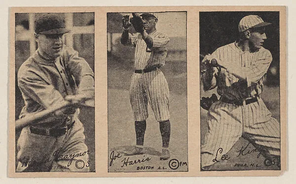 Uncut Baseball strip cards (W572) — Unknown