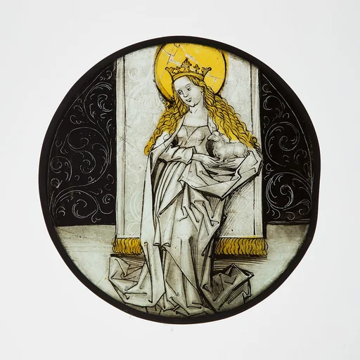 Roundel with Saint Agnes