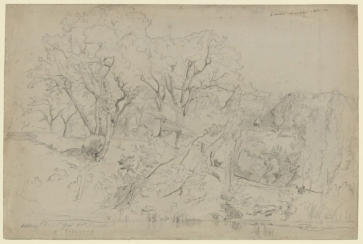 Le Martinet near Montpellier — Camille Corot
