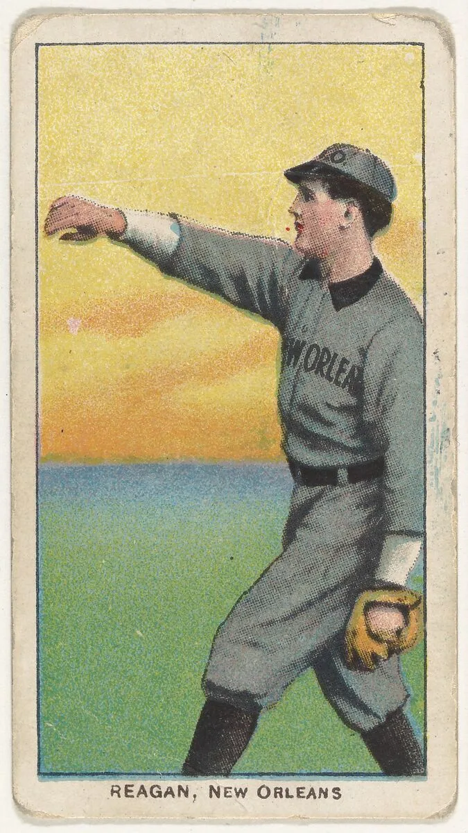Reagan, New Orleans, Southern League, from the White Border series (T206) for the American Tobacco Company — American Tobacco Company
