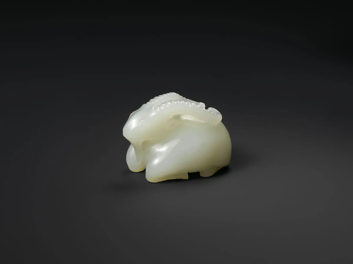 清中期 玉羊|Ram — Unknown