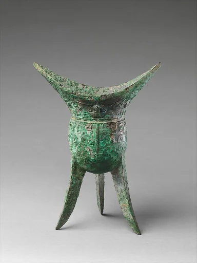 西周 青銅角|Ritual Wine Vessel (Jiao)