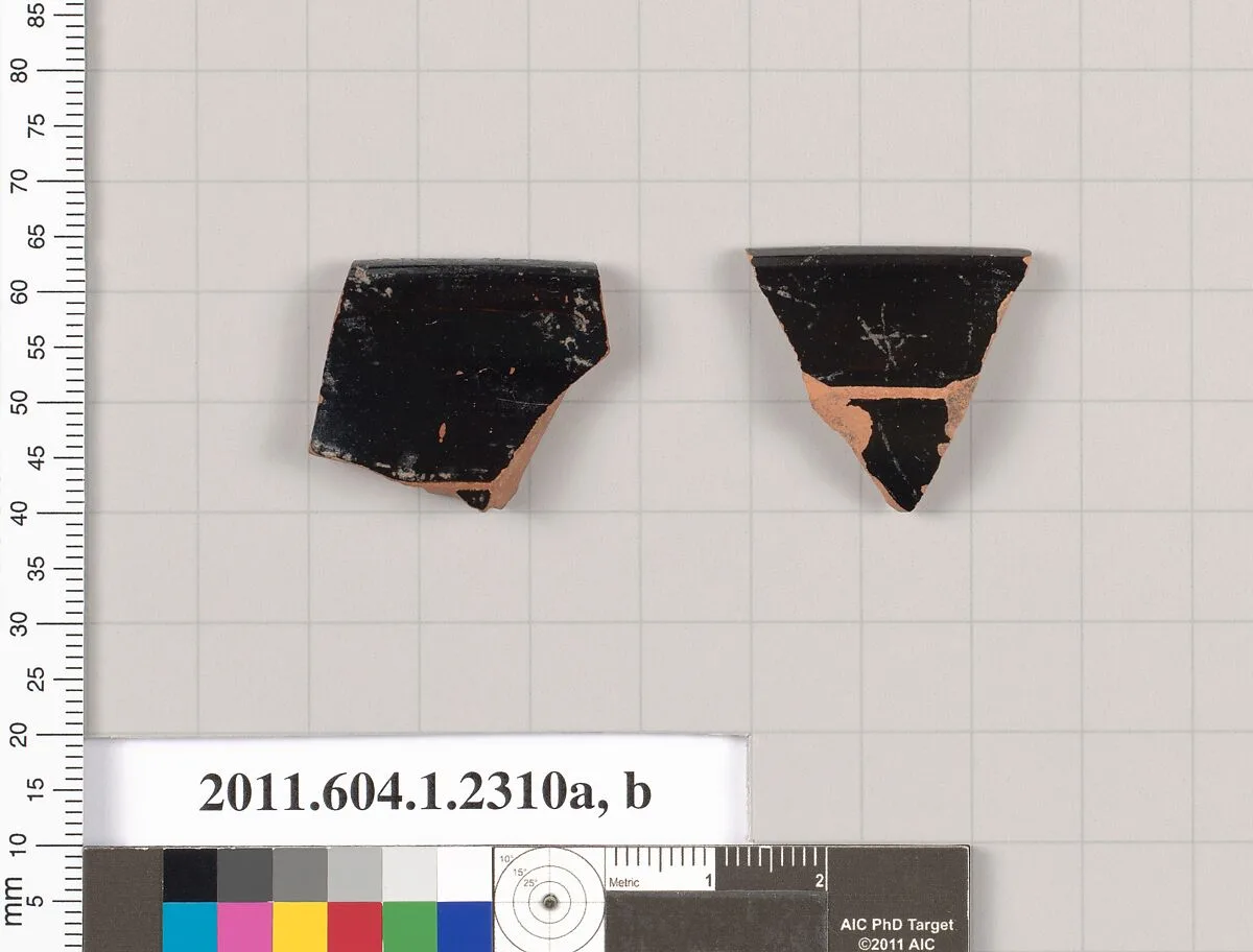 Terracotta rim fragments of kylikes (drinking cups) — Unknown