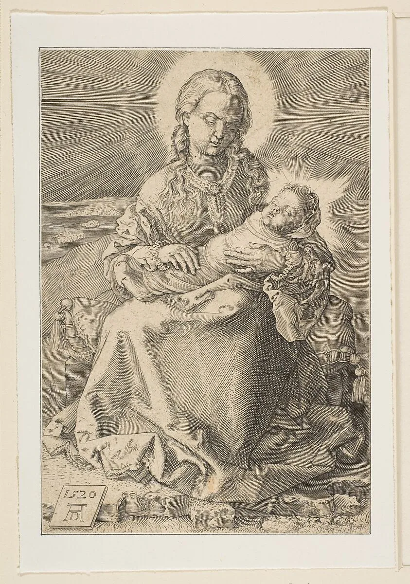 The Virgin with the Swaddled Child (copy) — Albrecht Dürer