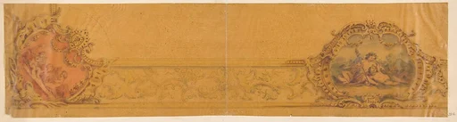 Design for the decorative border around a ceiling