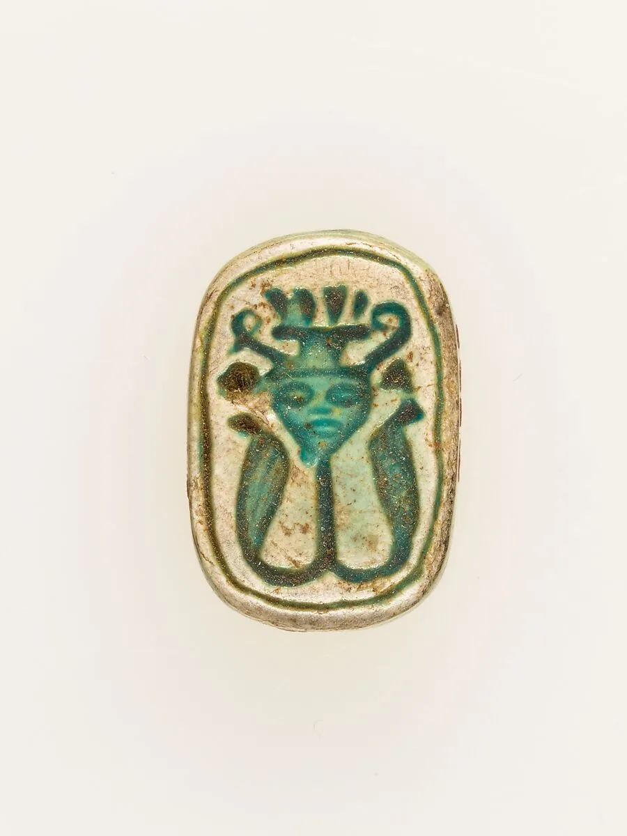 Scaraboid with an image of Hathor — Unknown