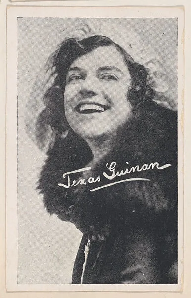 Texas Guinan from Kromo Gravure "Leading Moving Picture Stars" (W623) — Kromo Gravure Photo Company, Detroit, Michigan