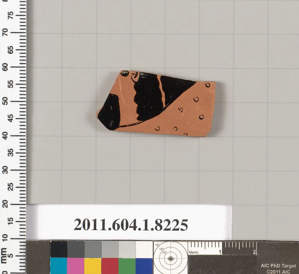Terracotta fragment of a kylix (drinking cup) — Unknown