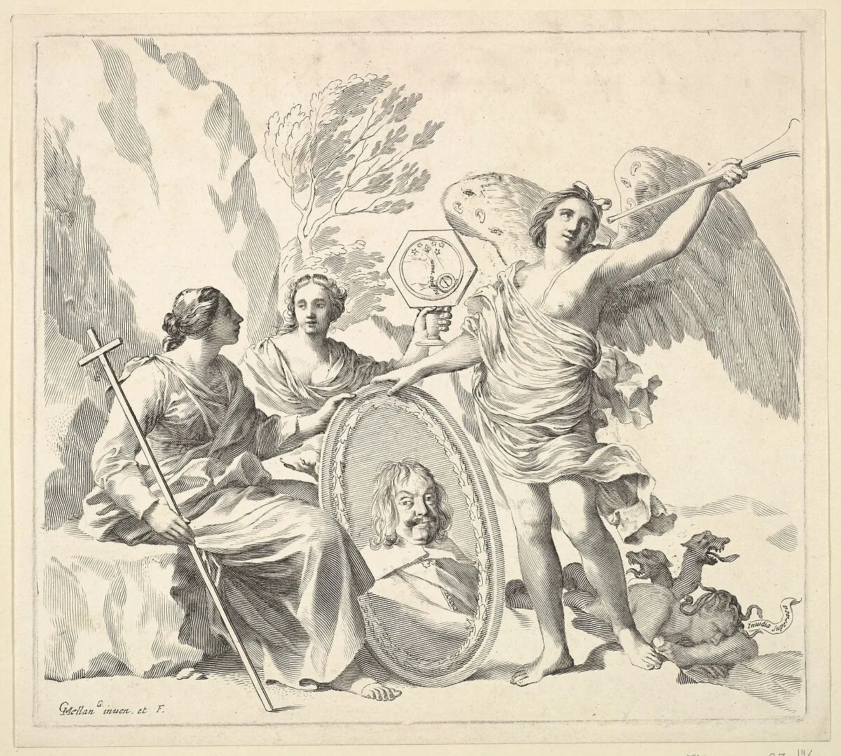 Louis-Emmanuel de Valois, comte d'Alais et duc d'Angoulême — Claude Mellan