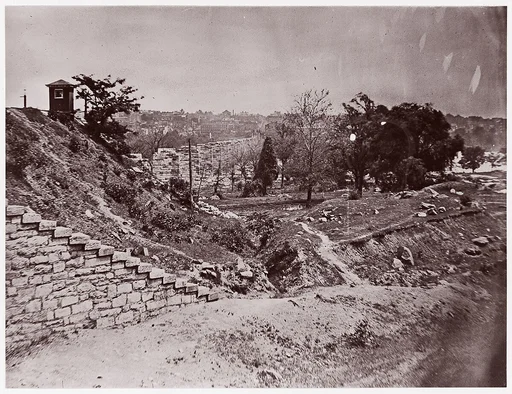 [Ruins of Richmond and Petersburg Railroad Bridge, Richmond, Virginia]