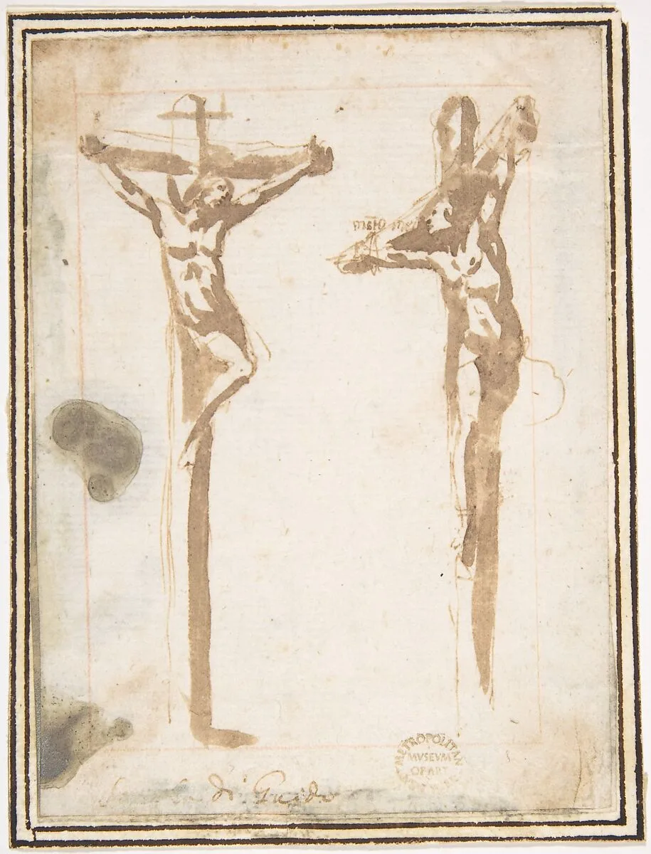Christ Crucified with the Good Thief — Francesco Allegrini