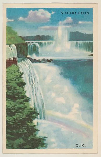 Niagara Falls, bakery card from the Nature's Splendor series (D39-7), issued by Bell Bakeries, Inc. — Bell Bakeries, Inc.