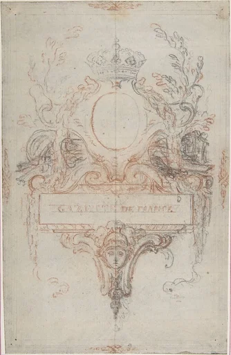 Design for the Headpiece of the "Gazette de France"