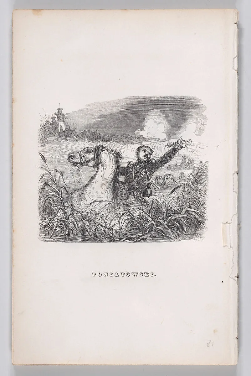 "Poniatowski" from The Complete Works of Béranger — Pierre Jean de Béranger|Fournier & Perrotin|Auguste Raffet|J. J. Grandville