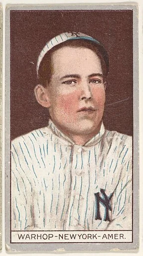 Warhop, New York, American League, from the Brown Background series (T207) for the American Tobacco Company