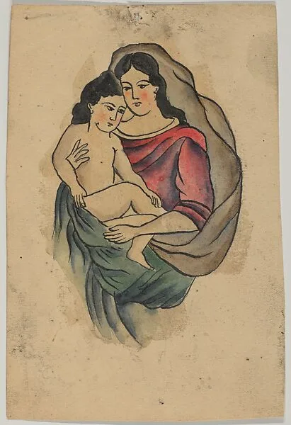 Tattoo Design with Madonna and Child — Clark & Sellers