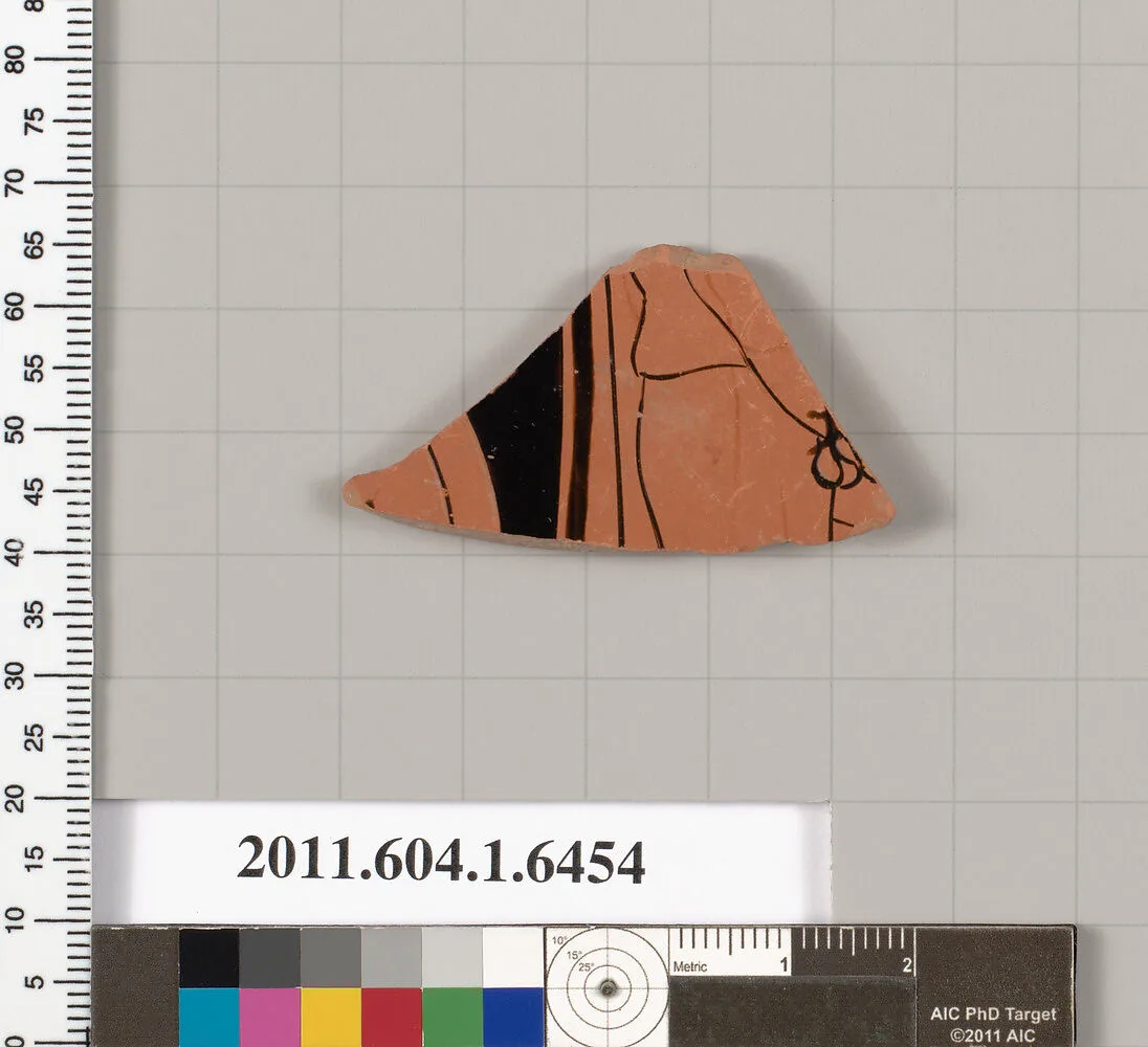 Terracotta fragment of a kylix (drinking cup) — Unknown