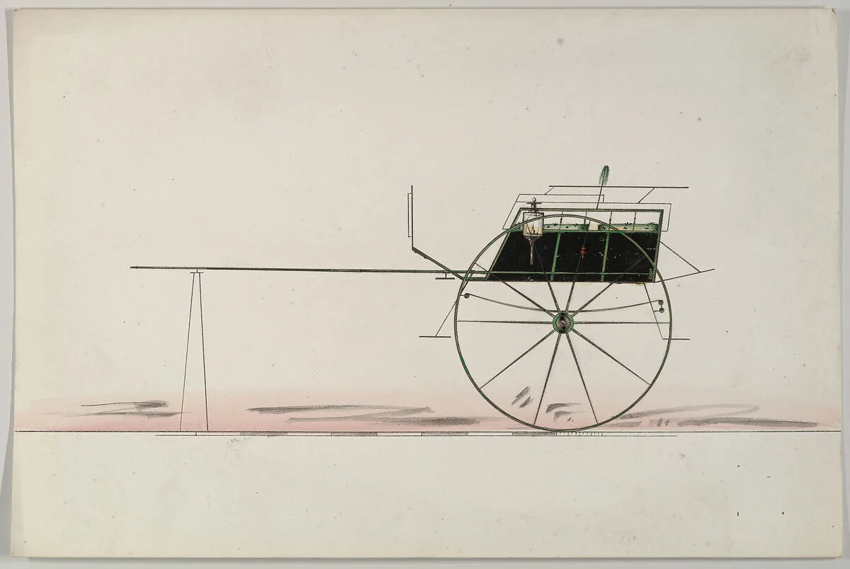 Design for Village/Tandem Cart (unnumbered) — Brewster & Co.