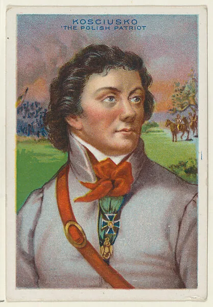 Kosciusko, The Polish Patriot, from the "Heroes of History" series (T68), issued with Miners Extra Smoking Tobacco, Natural Leaf Scrap, and Royal Bengals Little Cigars — Royal Bengals Little Cigars|Tadeusz Kościuszko
