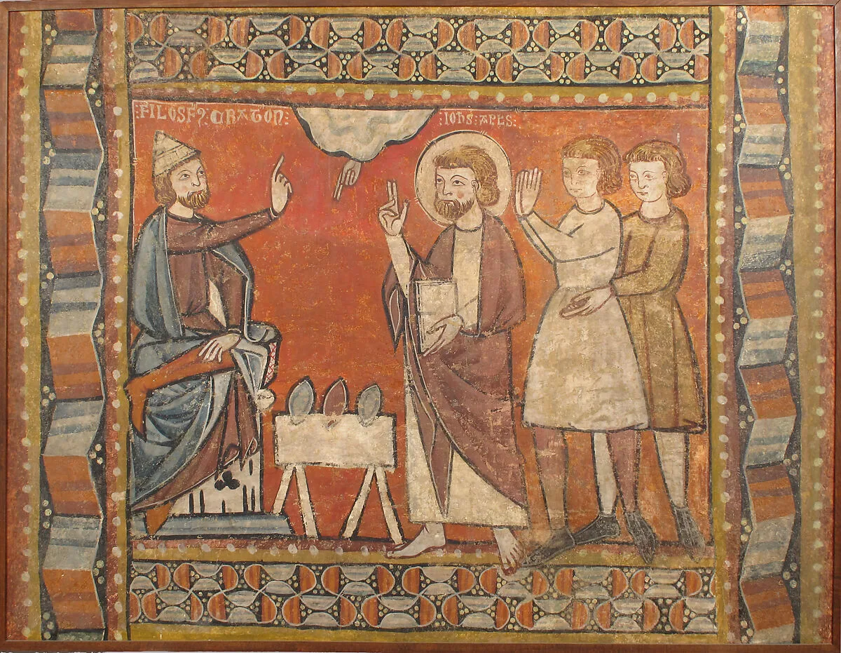 Fresco with Miracle of the Jewels — Unknown