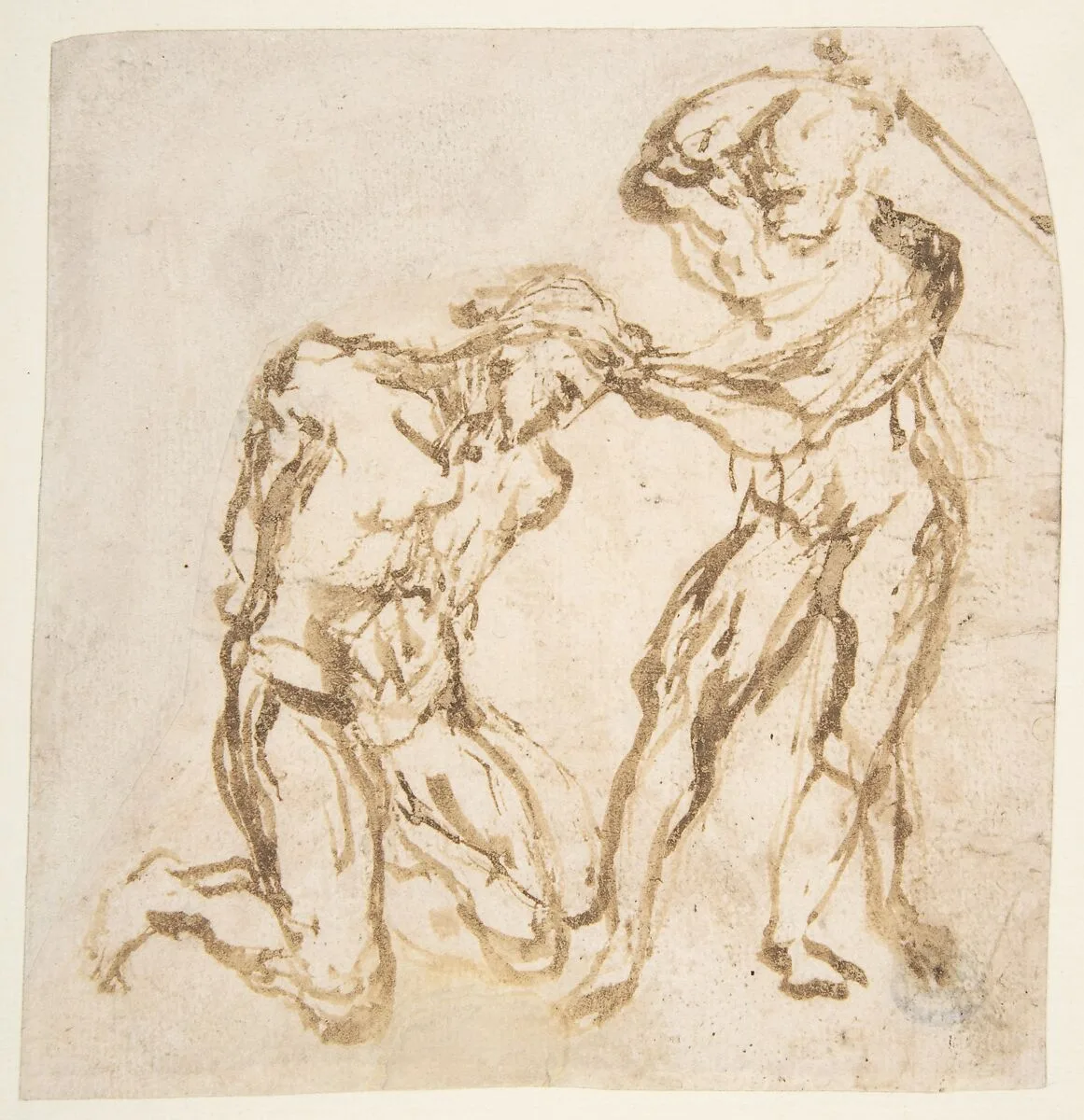 Beheading of a Kneeling Nude Man — Romulo Cincinnato
