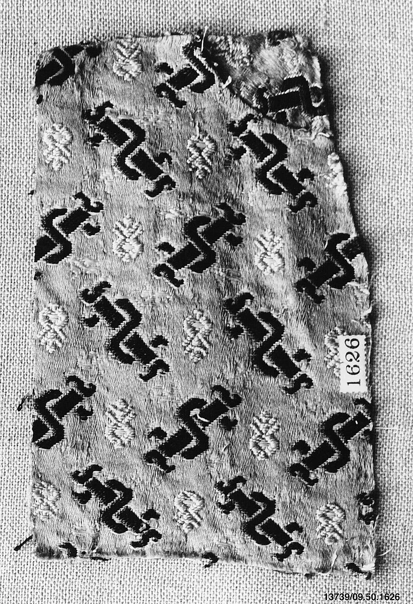 Figured silk weave — Unknown