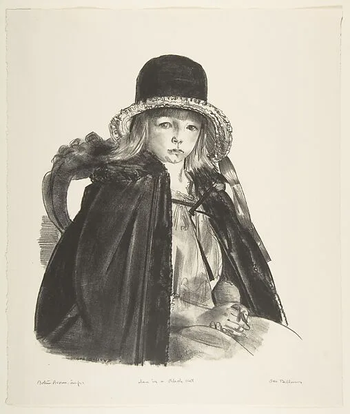 Jean in a Black Hat — George Bellows|Bolton Brown|George Bellows
