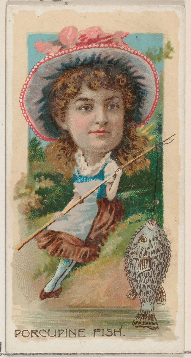 Porcupine Fish, from the series Fishers and Fish (N74) for Duke brand cigarettes — W. Duke, Sons & Co.|Knapp & Company