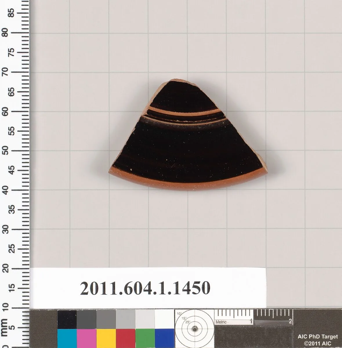 Terracotta fragment of a kylix (drinking cup) — Unknown