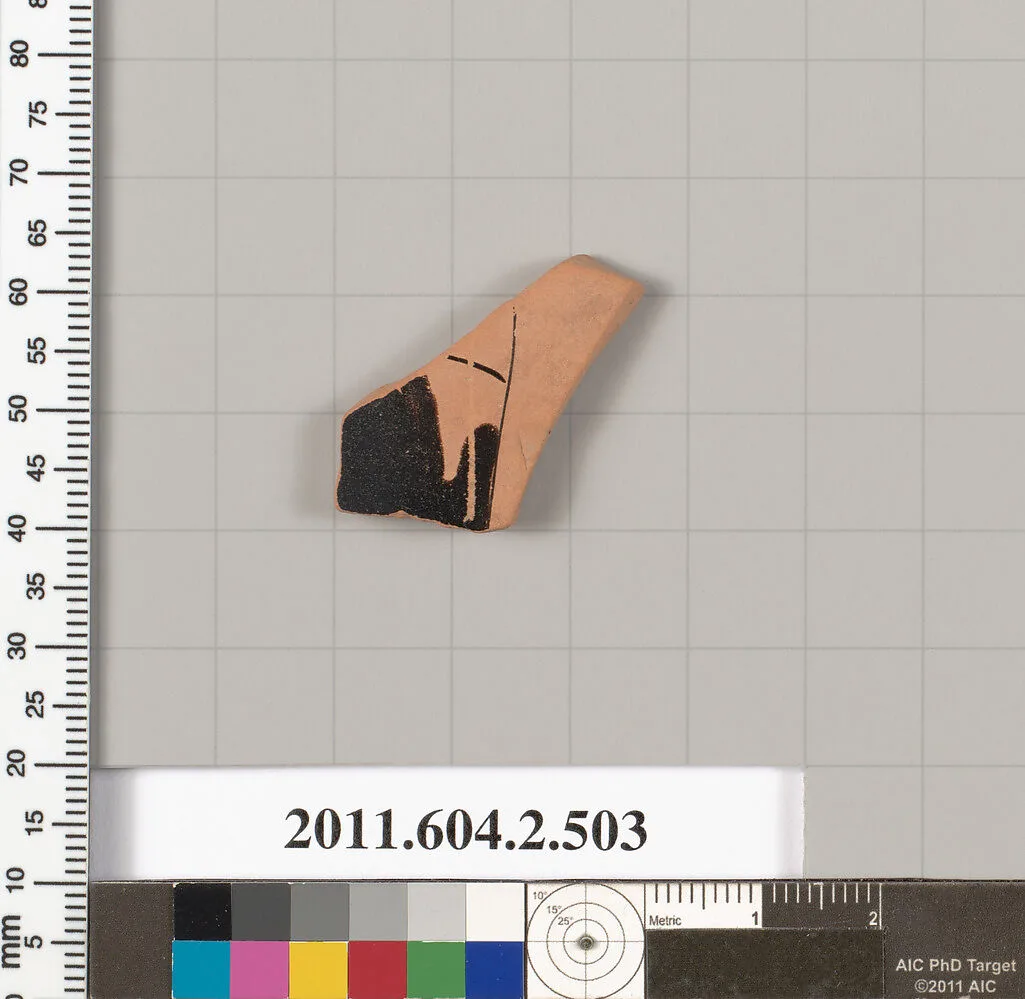 Terracotta fragment of a column-krater (bowl for mixing wine and water) — Unknown