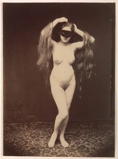 [Female Nude with Mask]