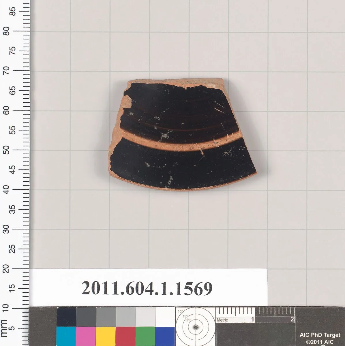 Terracotta fragment of a kylix (drinking cup) — Unknown