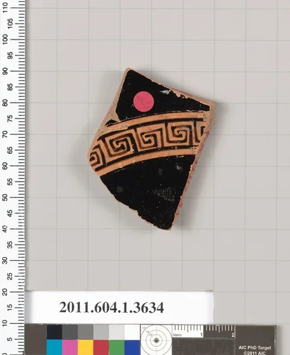 Terracotta fragment of a kylix (drinking cup)
