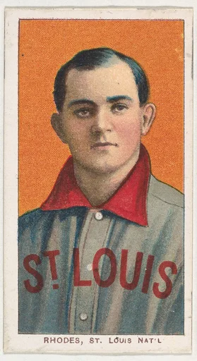 Rhodes, St. Louis, National League, from the White Border series (T206) for the American Tobacco Company