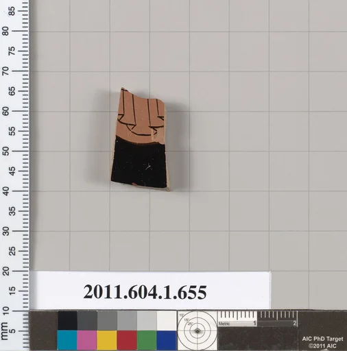 Terracotta fragment of a kylix (drinking cup)