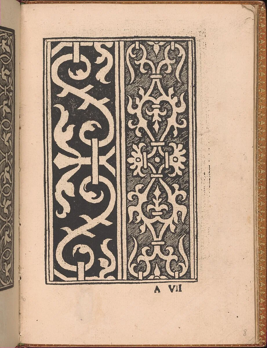 Convivio delle Belle Donne, page 8 (recto) — Nicolò Zoppino|Matteo da Treviso