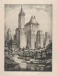 Towers from Central Park, New York City — Philip H. Giddens