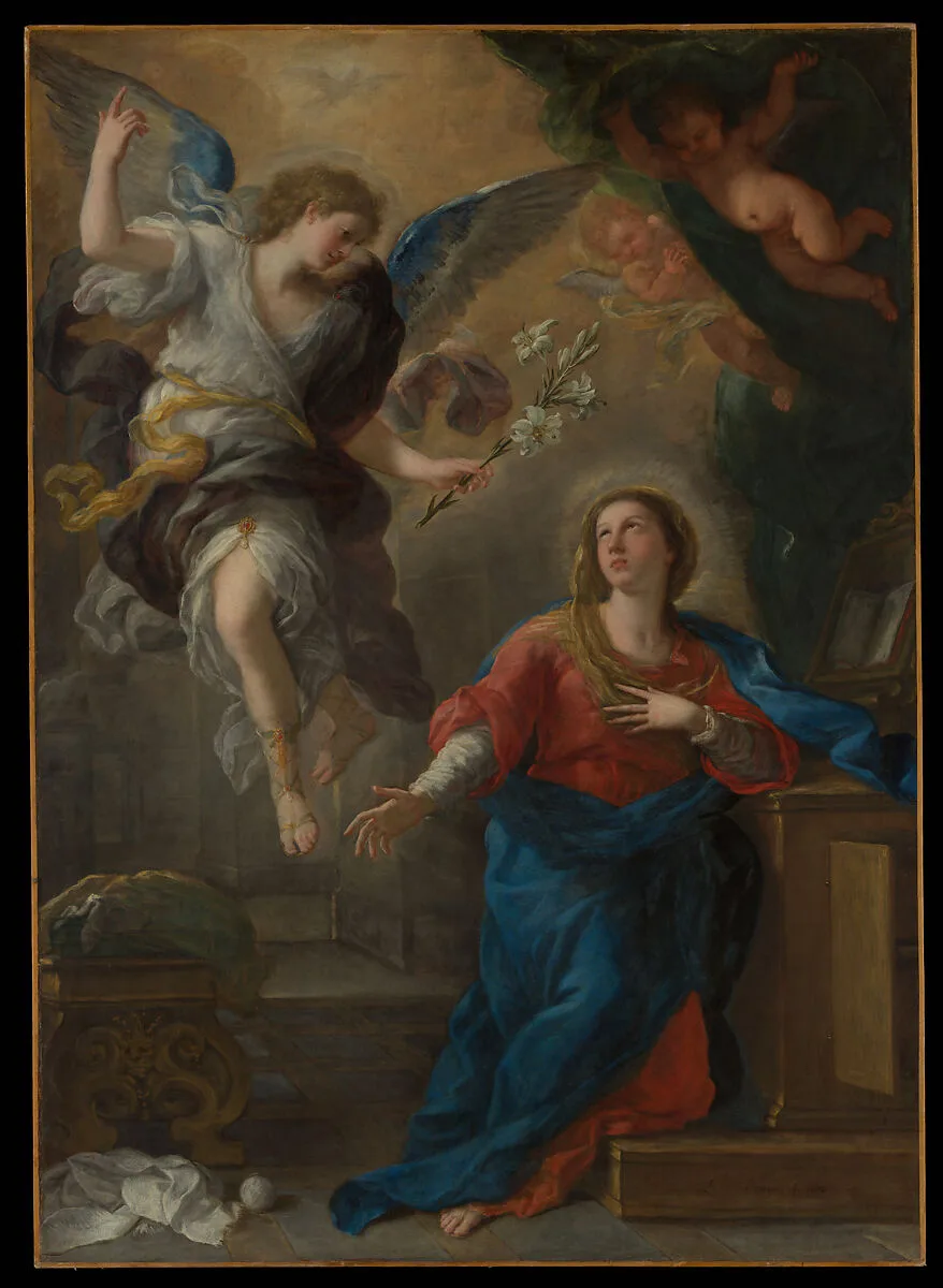 The Annunciation — Luca Giordano