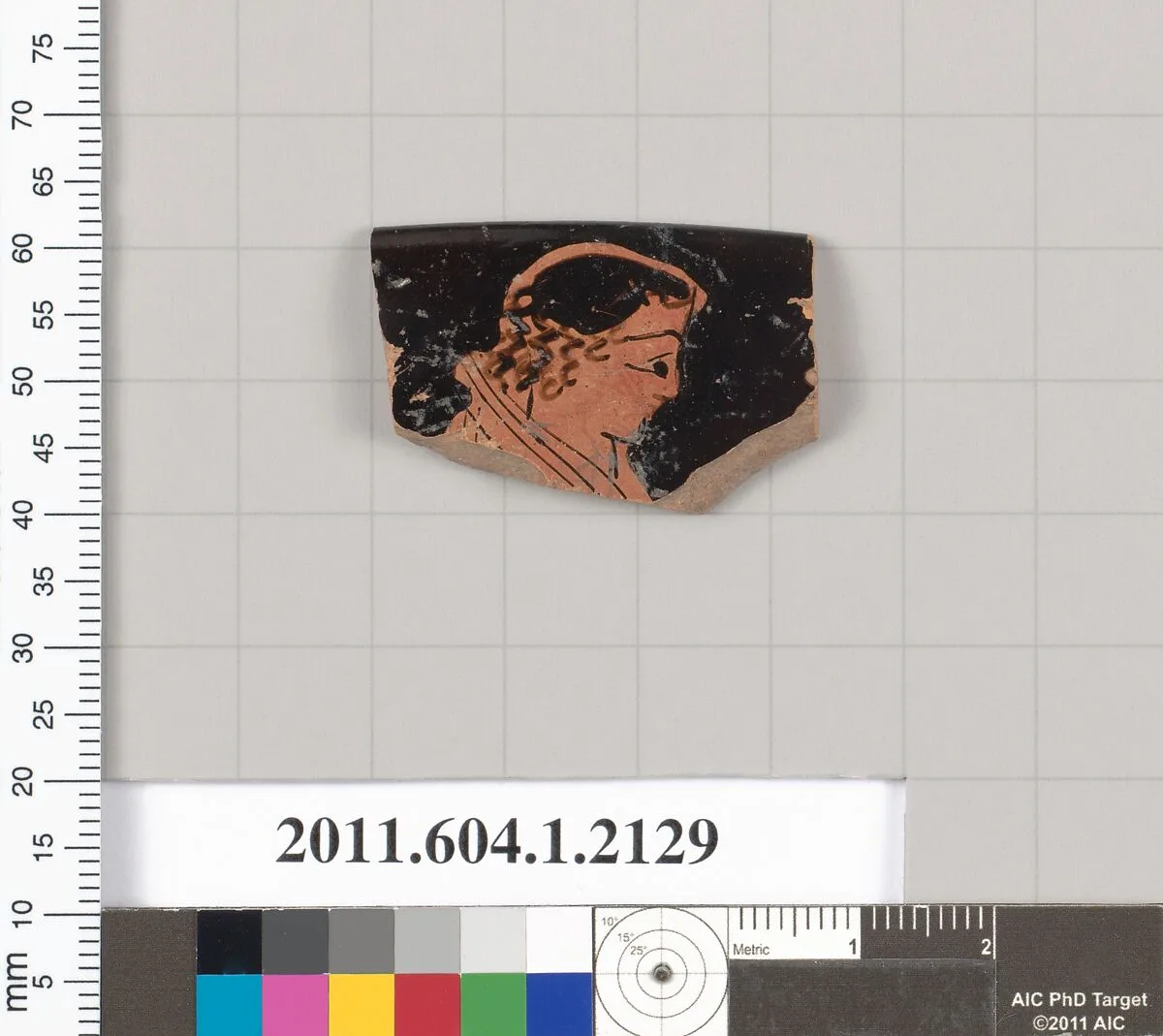 Terracotta rim fragment of a kylix (drinking cup) — Unknown